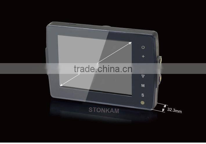 5 inch car safety system with touch button monitor