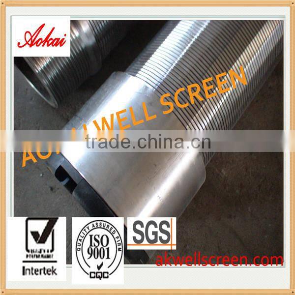2014 reforced stainless steel 316 wedge wire johnson water well screen filter