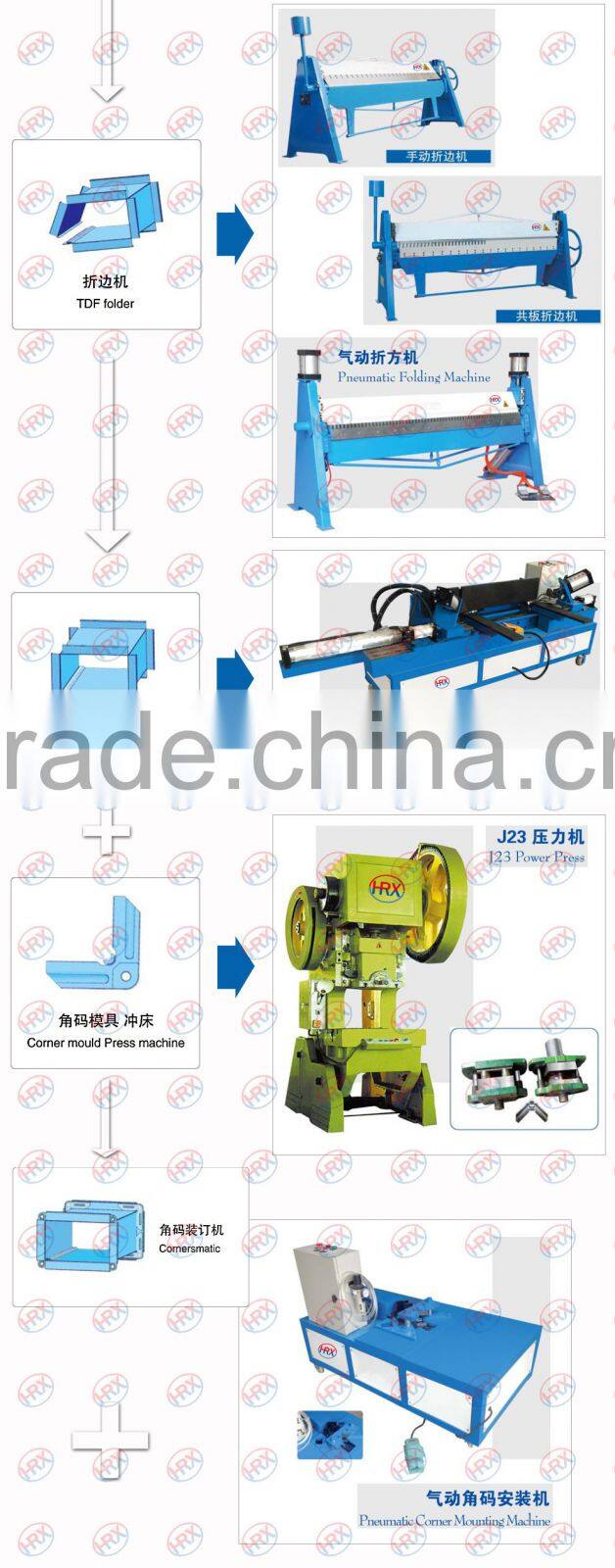 Flange Making Machine for Square Ventilation Duct