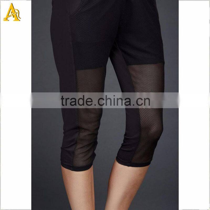 high quality training pants woman fitness compression shorts