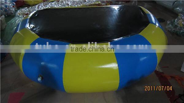 2015 the cheap and good quality inflatable water jumping bed / inflatable trampoline for sale