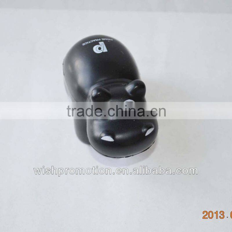 pu stress hippo toy