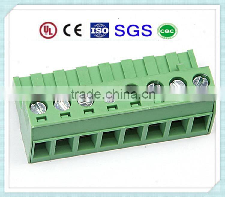 5.08mm Pluggable Terminal Block XS2ESDV 300V 15A with UL, CE, ISO, SGS,CQC Approved