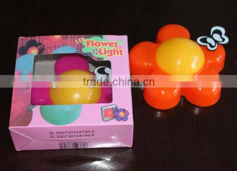 hotsale cheap kids flower bedside touch lamp
