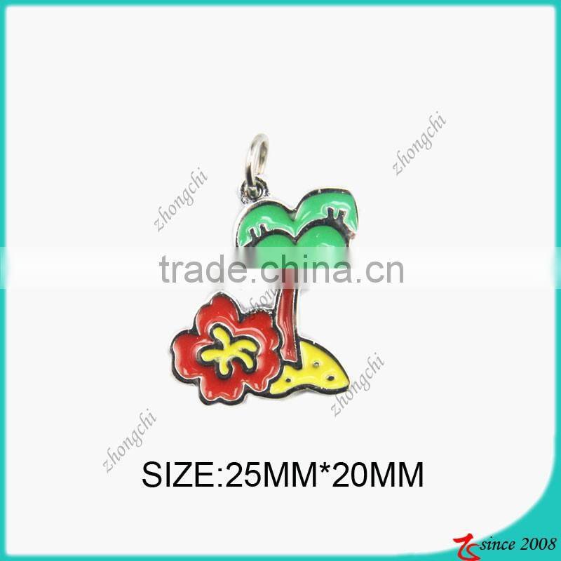 rose enamel lip stick charm