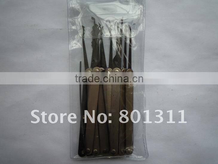 New 12 pin in 1 lock pick tool locksmith tool with high quality 60% free shipping