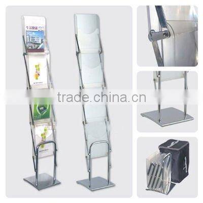 Folding literature stands