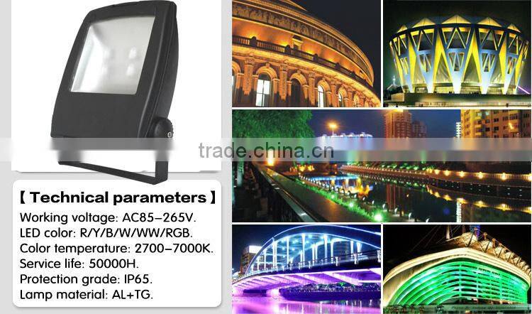 3/5 years warranty Epistar/Bridgelux/CXA led 100lm/w 100w led floodlight