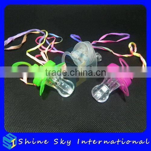 Fashionable Hot-Sale Bar Led Whistle Flashing Pacifier Nipple