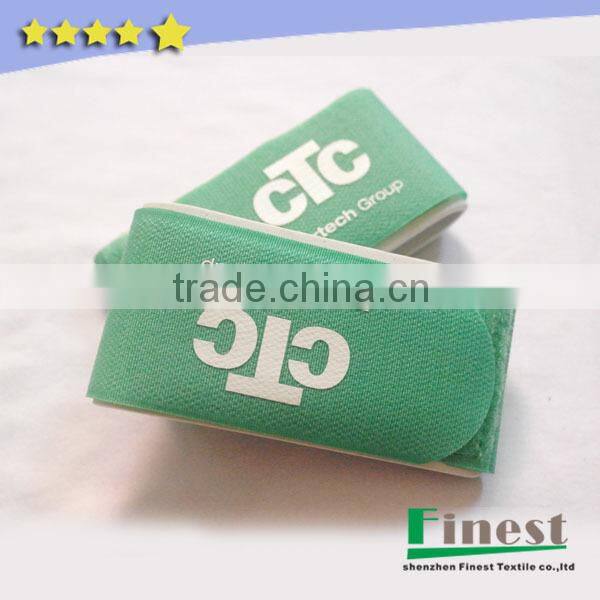 Custom 100% nylon snow ski strap EVA paded Hook and Loop ski straps
