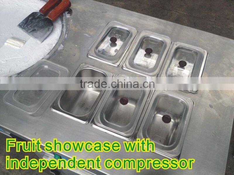 2015 Lestars Multi-functional Flat Pan Frying Ice Pan Machine For Summer