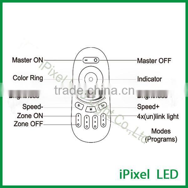 RF Dimmer Touch Screen RGB RGBW LED Light Controller Wireless