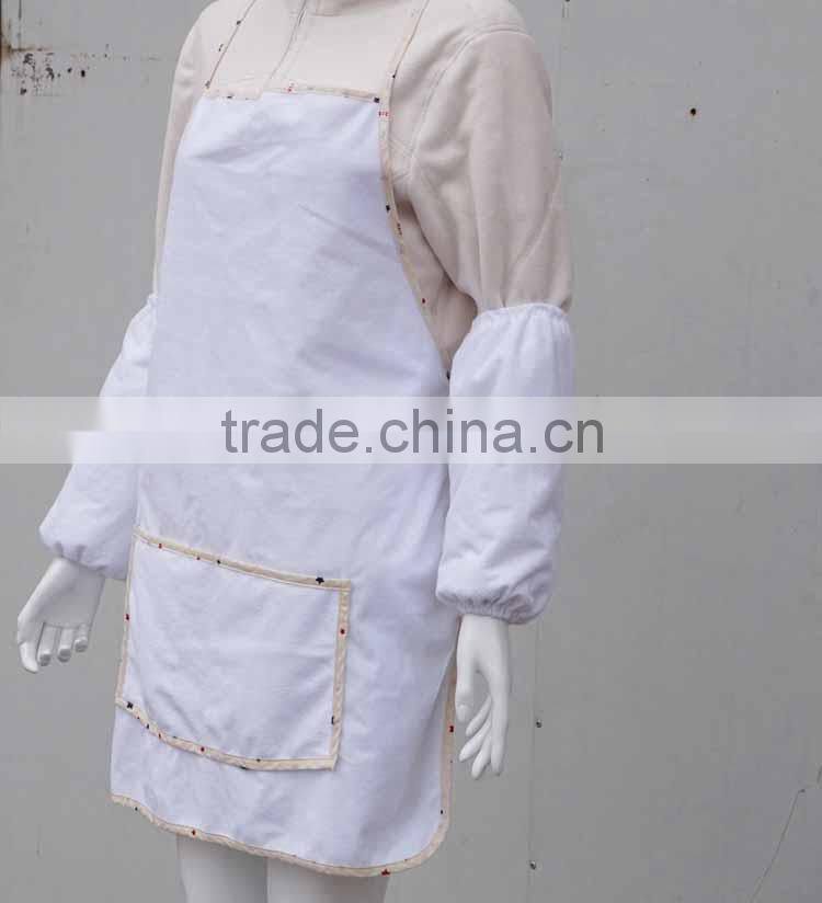 Real Picture China Custom Plain 100% Cotton Terry Waterproof Kitchen Apron