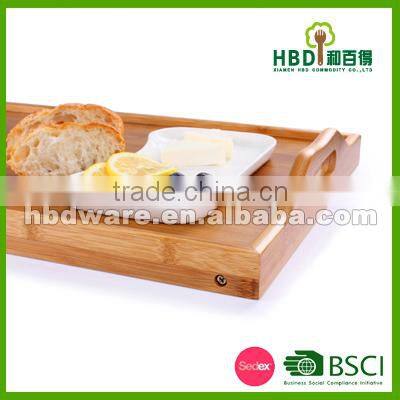 High quality Bamboo wood Bed Tray, bamboo serving tray, bamboo tray with foldable legs