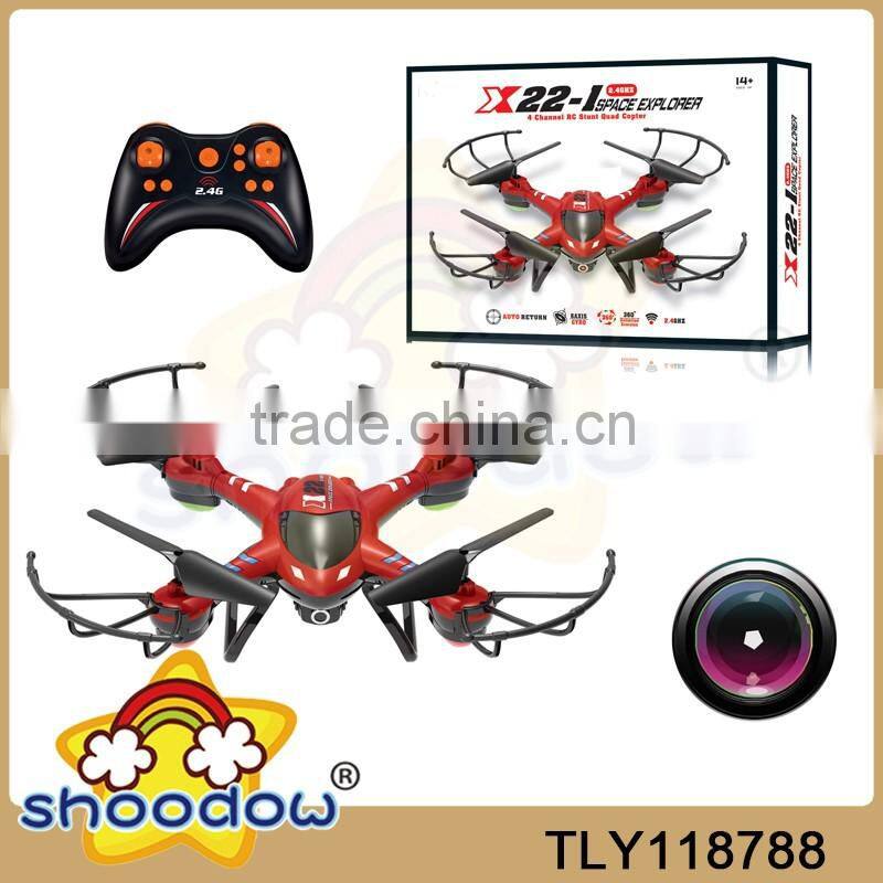 Remote Control Quadcopter Helicopter 2.4G 4-Axis Professional Drones With Camera