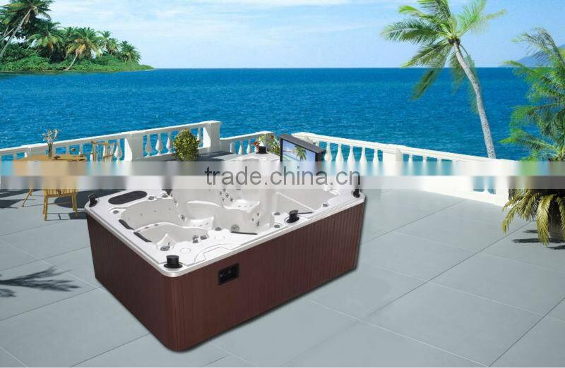 5 persons Luxury outdoor swimming hot Spa with TV