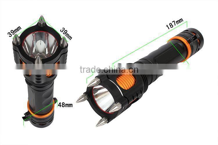 led rechargeable multifunction flashlight