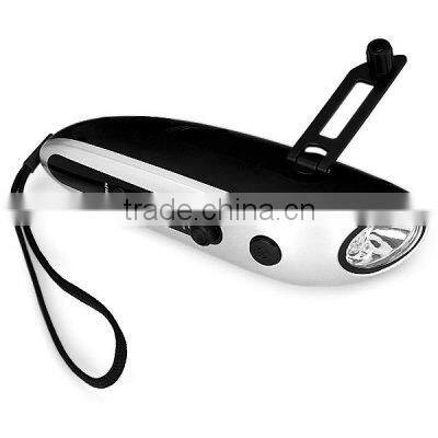 rechargeable solar plastic flashlights