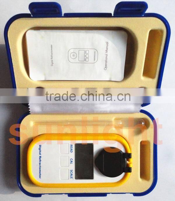 RHD-401 Digital Grape Wine OE Beverage Refractometer, Brix/Alcohol/Oe/KMW 4 in 1 with ATC