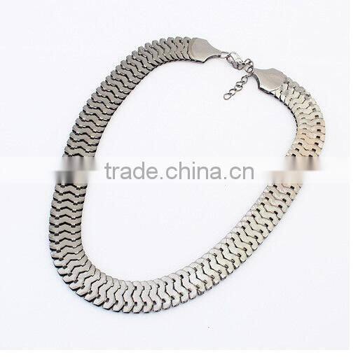 Top Quality Gold Silver Plated Chunky Pendant Statement Necklace Women Necklaces & Pendants Fashion Necklaces for Women 2014