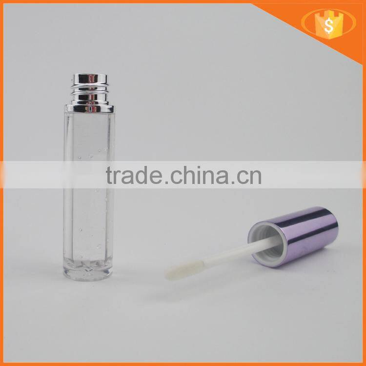 7.5 ml with UV Cap Empty Cosmetic Design Surface Treatment Custom Glass Lipgloss Tube