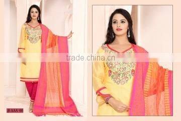 Worldly Maroon Cotton Churidar Suit/Designer churidars Suits Shopping