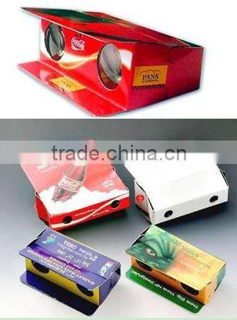 wholesale folding paper binocular easy to carry disposable paper telescope