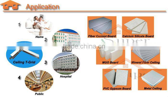 Groove Ceiling Grid Guangzhou Manufacturer