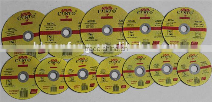 350mm*3 inventory cutting wheel of single net in China abrasive factory