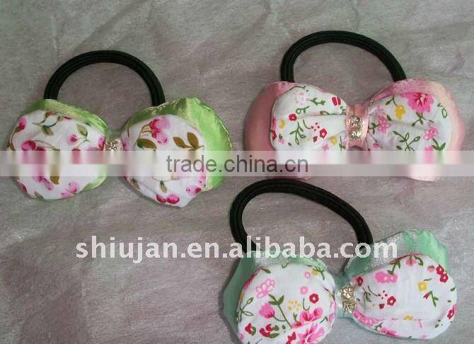 Popular fabric flower Acetate Hair Barrette