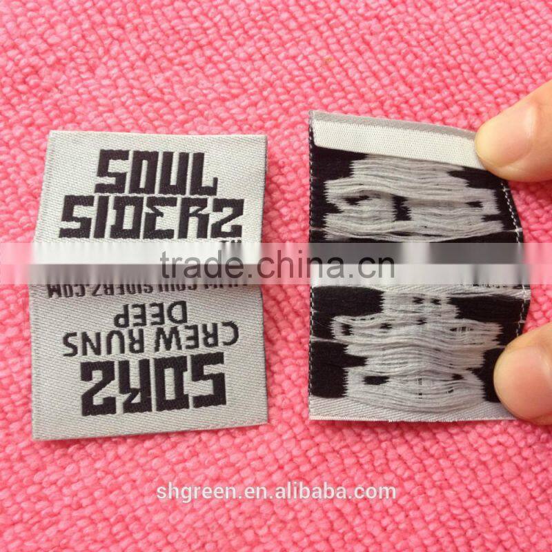 well-known nylon taffeta main woven patch