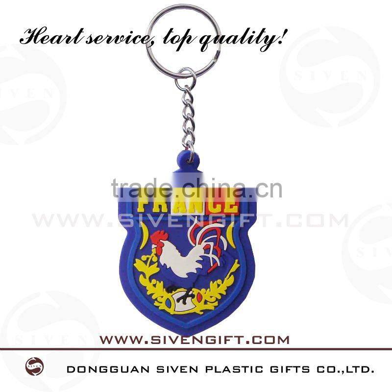 custom keyring/soft pvc keychain/rubber keychain