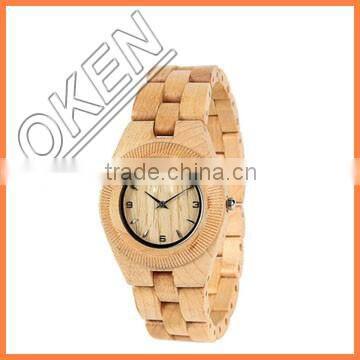 Wholesale Fashion Bamboo Watch Men Custom Logo 2016 Women Wooden Watches
