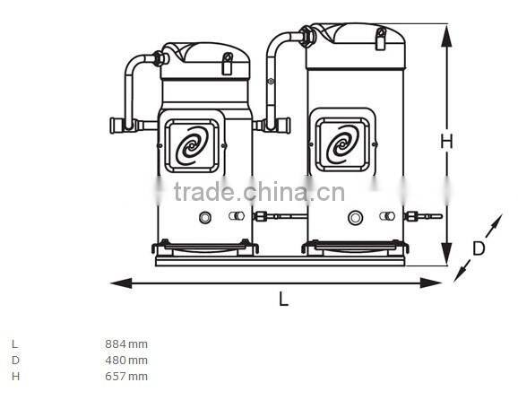 Danfoss Scroll Compressor for sale SZ285