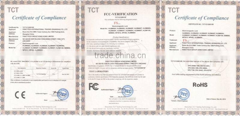 Fail safe new door lock CE FCC RoHS certificated