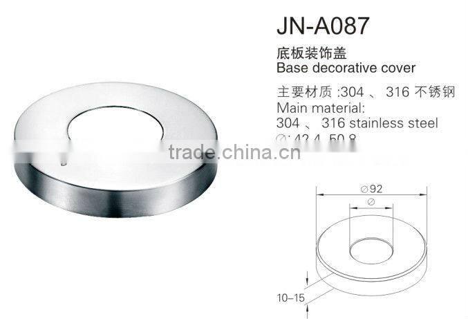 stainless steel balustrade base cover/stainless steel balustrade base covers/stainless steel balustrades base cover