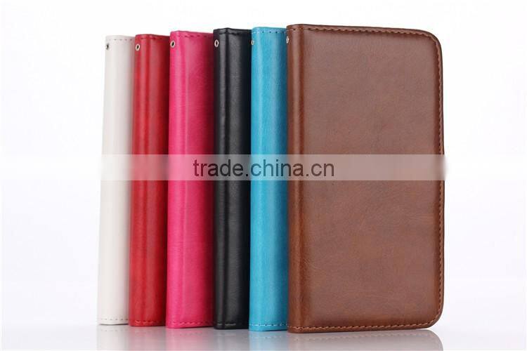 2 in 1 high quality PU magnet case for iphone6/6s with 3 card slots wallet case for mobilephone