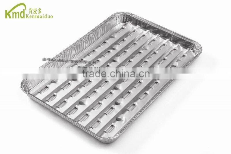 Aluminum Huge Disposable BBQ Grill Pan for Banquet Cuisine Summer Camp
