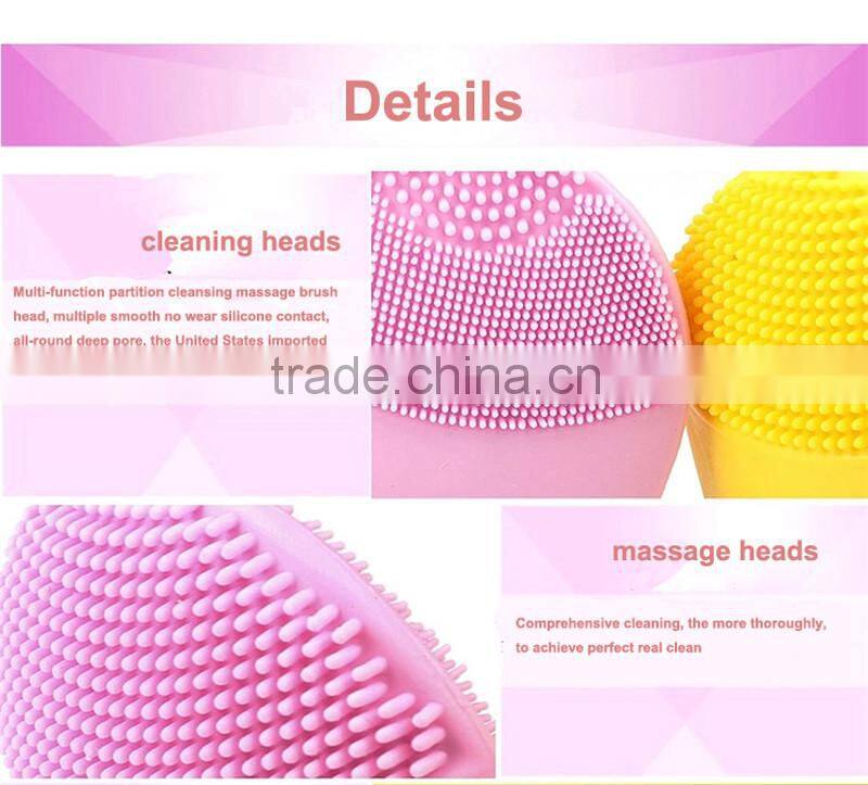 Super Face Wash Brushes Machine Soft Silicone Facial Brush Cleanser Waterproof Design Health Beauty Your Face Women Cleansers