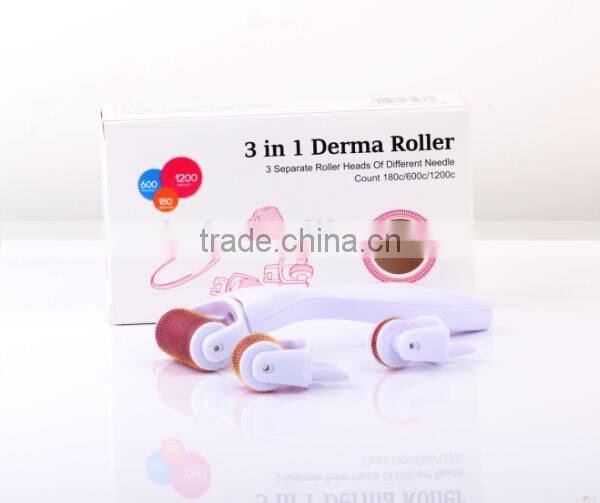 China beauty salon equipment micro needling needle tips 3 In 1 Kits derma roller