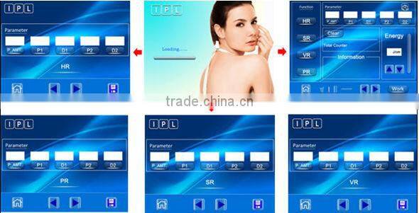 Top quality big promotion! multifunctional 3 handles 1800W e-light ipl rf nd yag laser multifunction machine