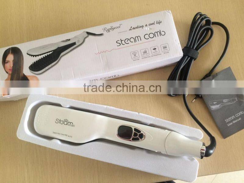 2016 Christmas best gift for female electric hair straightening brush