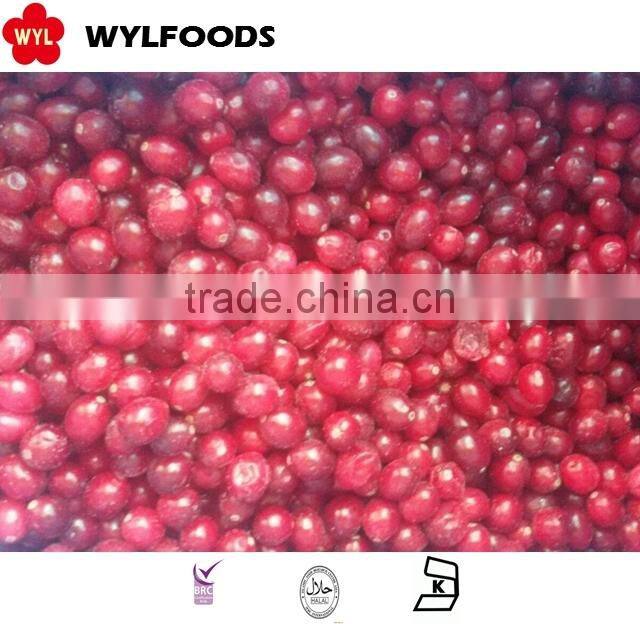 2015 China fruit Frozen IQF cranberry best price