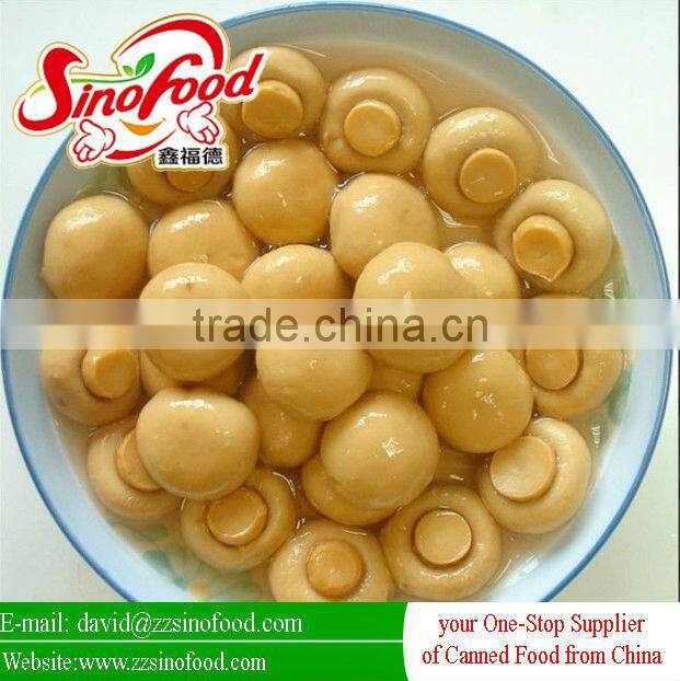 CANNED BUTTON MUSHROOMS WITH SALTY FLAVOR
