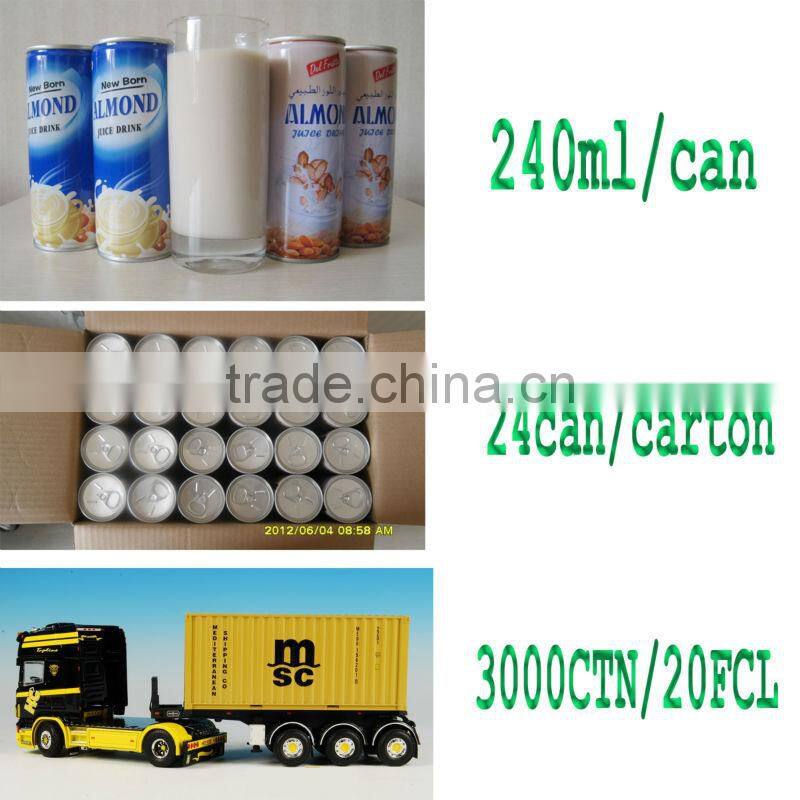 instant 240ml Almond drink juice