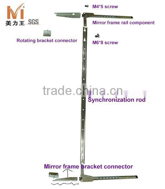 Hidden in Wardrobe Dressing Mirror Fittings