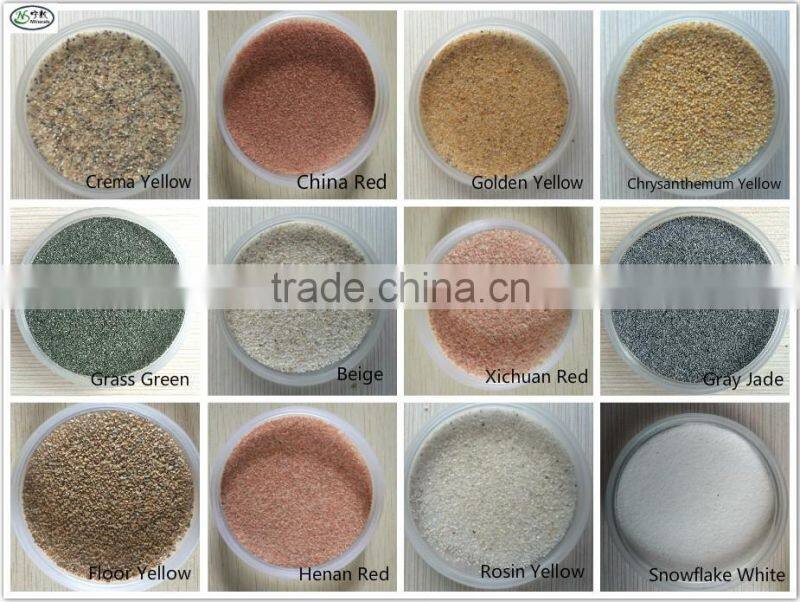 High Quality Fine Grade Dye Color Sand for Construction/Decoration Use