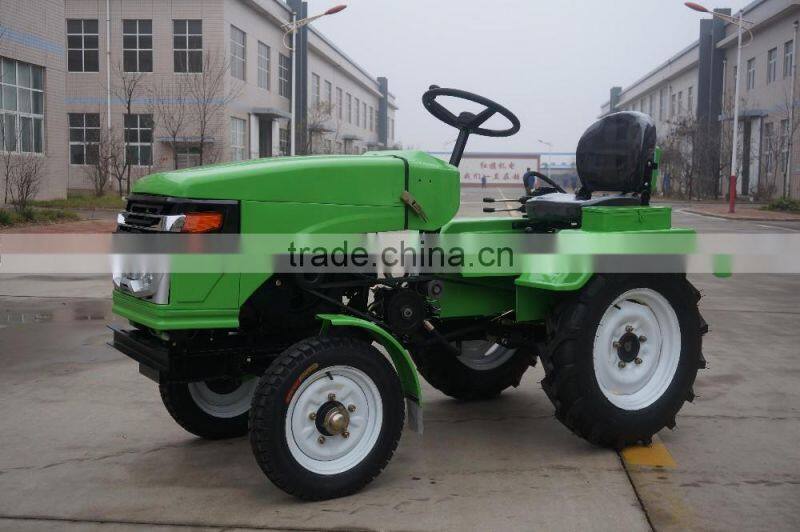China 12hp 15hp 18hp belt drive mini farm tractor