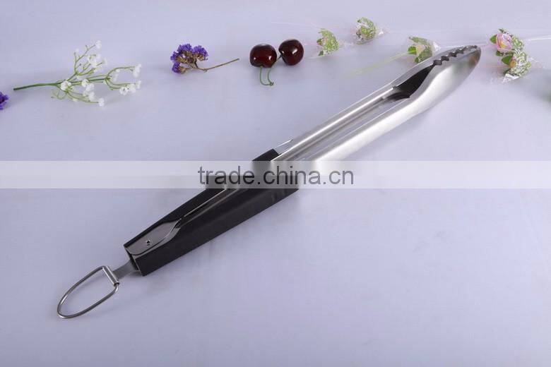 3 Piece BBQ Tools Set - Heavy Duty Professional Grade 3 Pc Barbecue Tool Set Including Grilling Spatula, Tongs, and Fork