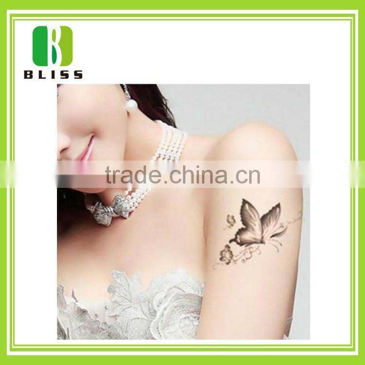 Waterproof skin safe Stickers Body Paint Decoration Gradient Design Sexy rainbow temporary tattoo
